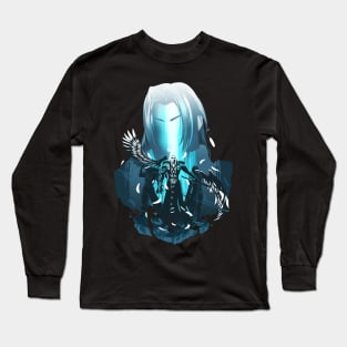 Man with the black cape sephiroth Long Sleeve T-Shirt